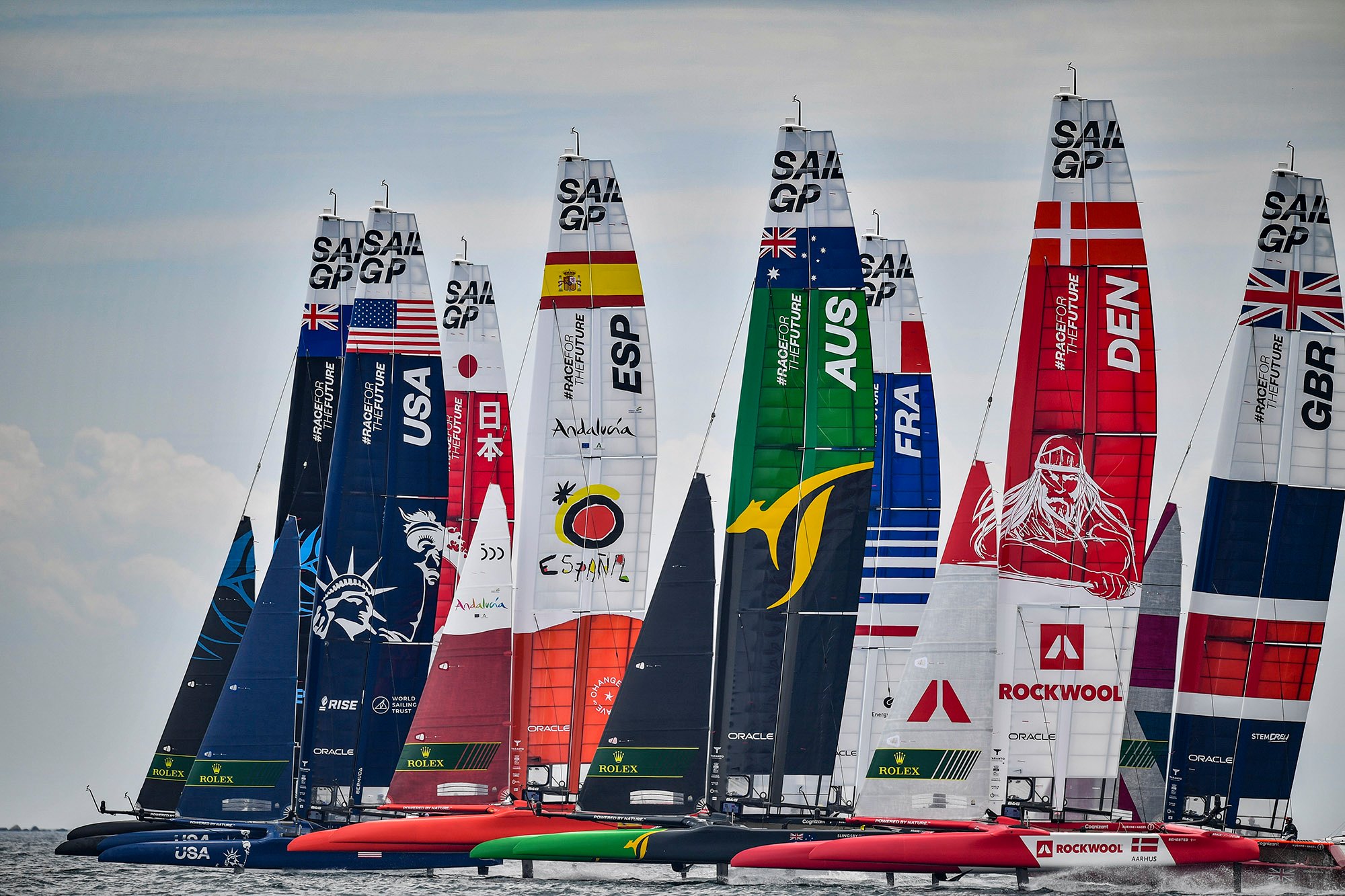 Sail GP Taranto 2021 "Surprise"... F50s can actually Sail & Race in